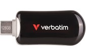 Clé USB-C Verbatim Plectra 128 Go - Noir - USB 3.2