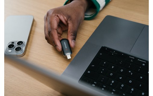 Clé USB-C Verbatim Plectra 64 Go - Noir - USB 3.2