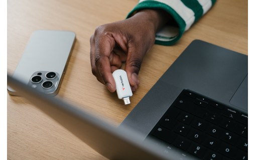 Clé USB-C Verbatim Plectra 64 Go - Blanc - USB 3.2