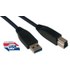 Câble MCL USB-A vers USB-B - 2 m - Noir