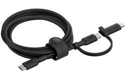 Câble Belkin USB-C vers USB-C / Lightning 60 W USB 2.0 - 1,5 m - Noir