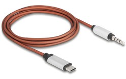 DeLOCK 81288 câble USB Orange, Argent