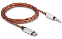 DeLOCK 81288 câble USB Orange, Argent