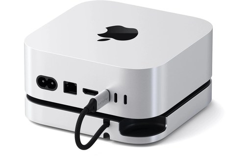 Station d'accueil Satechi USB-C pour Mac mini M4 avec emplacement SSD M.2 NVMe