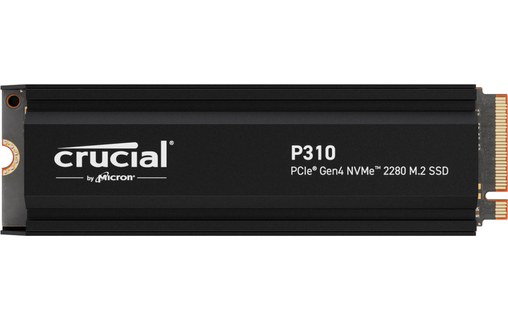 Crucial P310 2 To - SSD M.2 2280 NVMe PCIe 4.0 avec dissipateur