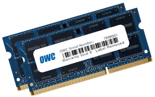 Mémoire RAM OWC 16 Go (2 x 8 Go) DDR3 SO-DIMM 1867 MHz - OWC1867DDR3S16P