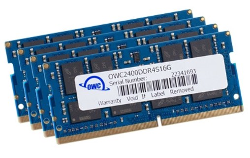 Mémoire RAM OWC 64 Go (4 x 16 Go) DDR4 SO-DIMM 2400 MHz - OWC2400DDR4S64S