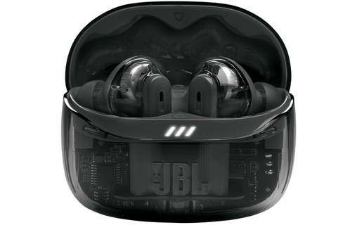 Écouteurs sans fil JBL Tune Beam 2 Ghost Edition, Noir - Bluetooth