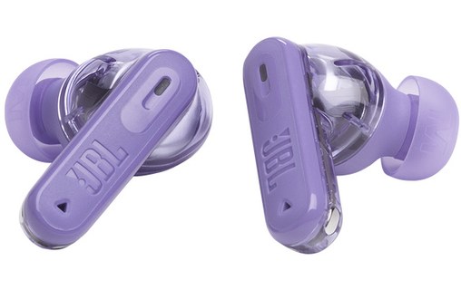 Écouteurs sans fil JBL Tune Beam 2 Ghost Edition, Violet - Bluetooth