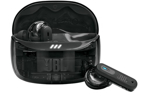 Écouteurs sans fil JBL Tune Beam 2 Ghost Edition, Noir - Bluetooth