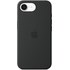 Coque Apple en silicone pour iPhone 16e - Noir