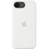Coque Apple en silicone pour iPhone 16e - Blanc