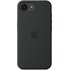 Coque Apple en silicone pour iPhone 16e - Noir
