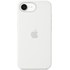 Coque Apple en silicone pour iPhone 16e - Blanc