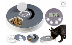 Distributeur programmable de nourriture pour petit chien et chat