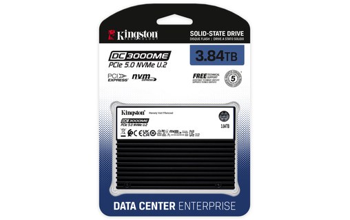 Kingston DC3000ME 3,84 To - SSD U.2 NVMe PCIe 5.0