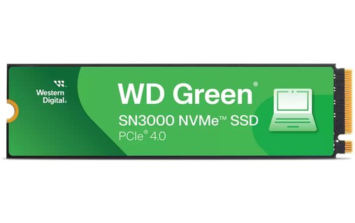 Western Digital Green SN3000 2 To - SSD M.2 2280 NVMe PCIe 4.0 QLC