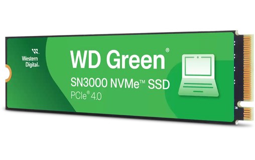 Western Digital Green SN3000 2 To - SSD M.2 2280 NVMe PCIe 4.0 QLC