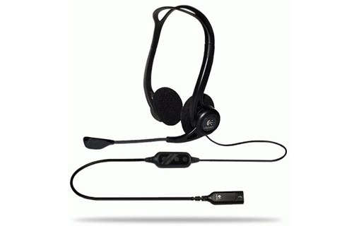 Micro-casque Logitech 960 USB, Noir