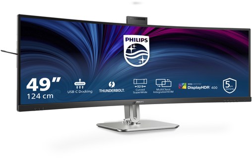 Écran Incurvé 48,8" Philips 6000 series 49B2U6903CH/00 - USB-C Thunderbolt 4