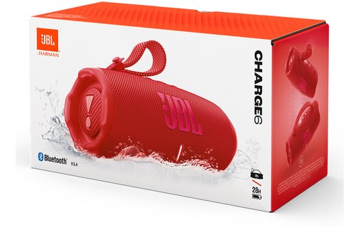 Enceinte Bluetooth JBL Charge 6 - Rouge