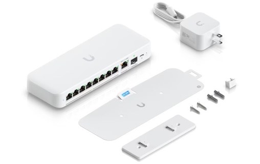 Switch Ethernet Ubiquiti UniFi Flex 2.5G 8 ports - 10 GbE, Manageable, PoE, L2