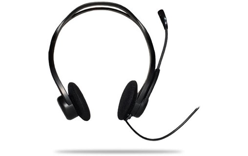 Micro-casque Logitech 960 USB, Noir