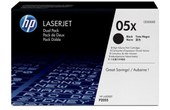 HP 05X Pack de 2 toners Noir grande capacite authentiques CE505XD