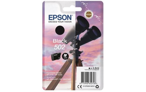 EPSON Cartouche Jumelles - Noir 502