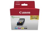 Multipack cartouches d'encre - CANON - CLI-571 Noir/Cyan/Magenta/Jaune