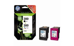 HP 300 pack de 2 cartouches dencre noire/trois couleurs authentiques pour HP Des