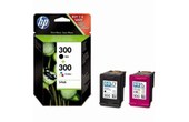 HP 300 pack de 2 cartouches dencre noire/trois couleurs authentiques pour HP Des