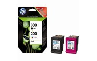 HP 300 pack de 2 cartouches dencre noire/trois couleurs authentiques pour HP Des