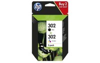 HP 302 pack de 2 cartouches dencre noire/trois couleurs authentiques pour HP Des