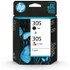 HP 305 Pack de 2 Cartouches dEncre Noire et Trois Couleurs Authentiques 6ZD17AE