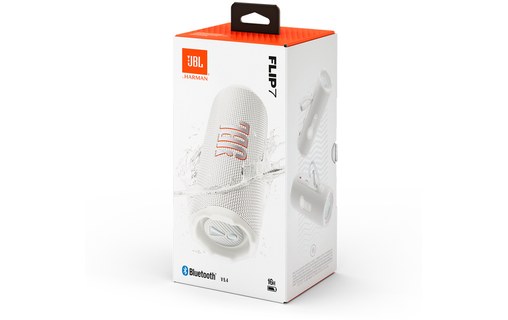 Enceinte Bluetooth JBL Flip 7 - Blanche