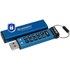 Clé USB Kingston IronKey Keypad 200 64 Go - Bleu - USB 3.2