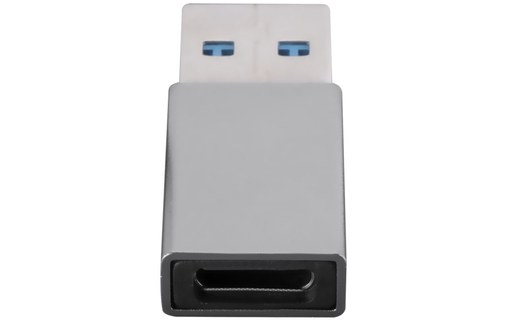 Lot de 2 Adaptateurs USB vers USB C Charge et Transfert 5GB/s 4smarts Argent