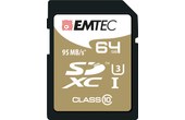 Emtec SDXC 64GB Class10 Speedin 64Go SDXC Classe 10 mémoire flash