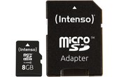Intenso 8GB MicroSDHC 8Go MicroSDHC Class 10 mémoire flash