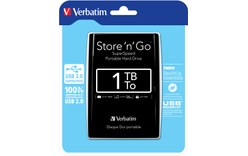 Verbatim Store 'n' Go 1 To - Noir - Disque dur externe - 53023