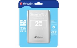 Verbatim Store 'n' Go 2 To - Argent - Disque dur externe - 53189