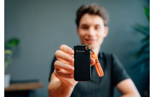 Verbatim Pocket SSD 1 To - Noir et Orange - SSD externe USB-C