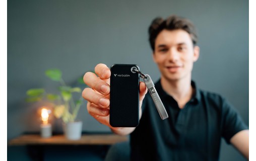 Verbatim Pocket SSD 2 To - Noir et Gris - SSD externe USB-C