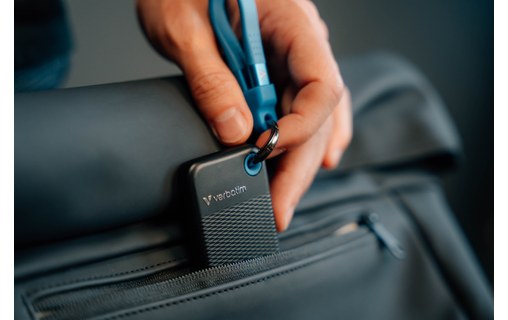 Verbatim Pocket SSD 1 To - Noir et Bleu - SSD externe USB-C