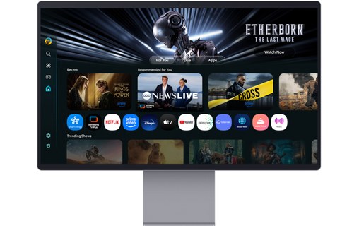 Écran 32" Samsung Smart Monitor M9 M90SF - 4K OLED 165 Hz