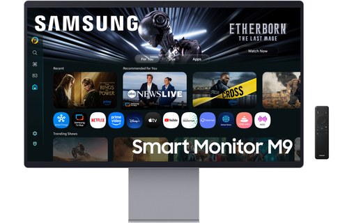 Écran 32" Samsung Smart Monitor M9 M90SF - 4K OLED 165 Hz