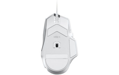 Souris Gaming Logitech G502 X + G240 - Blanche