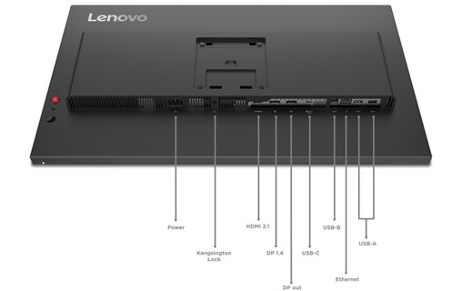 Écran 27" Lenovo ThinkVision P27QD-40 - 120 Hz USB-C