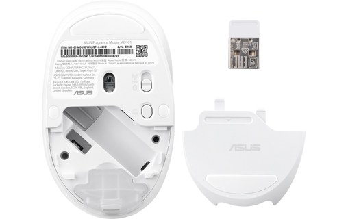 Souris sans fil Asus Fragrance Mouse MD101 - Blanche